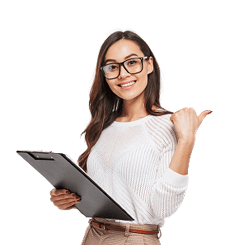 Woman with tablet
